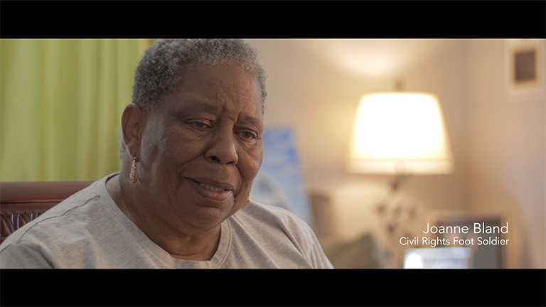 Interview frame from Revolution of Joy
